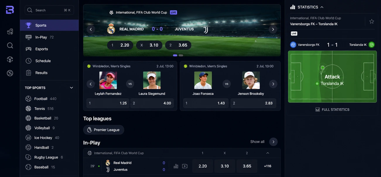 wino casino sport