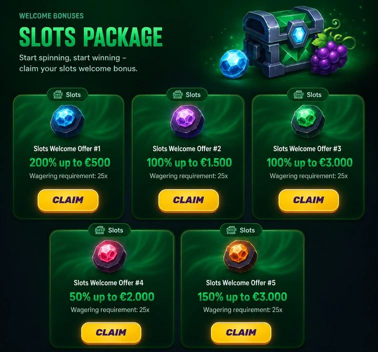 wino casino welcome slots